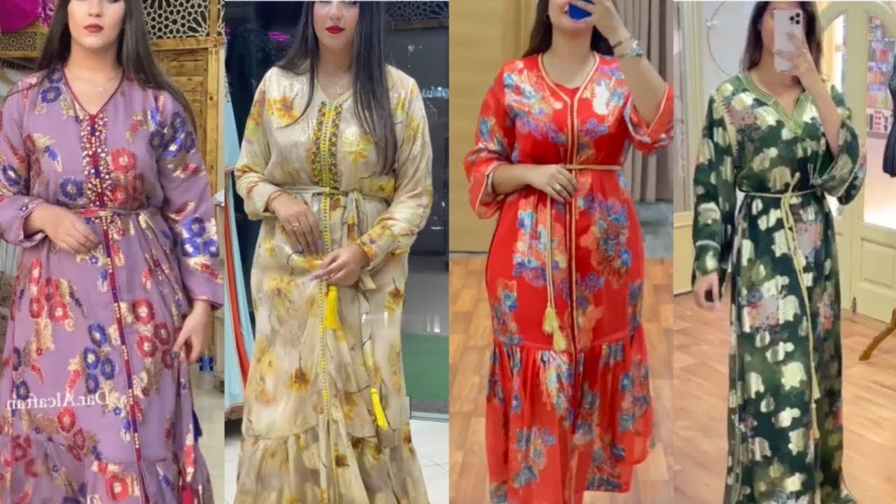 جديد التكشيطة و القفطان ديال التلجية آخر مكاين في الخياطة 2022/ caftan tlija 2022