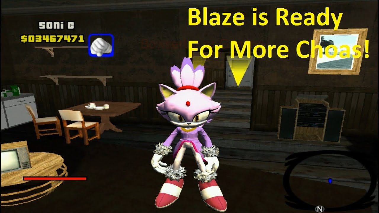 GTA San Andreas (Sonic Mod) [Blaze The Cat Chaos] PC Gameplay Part 13