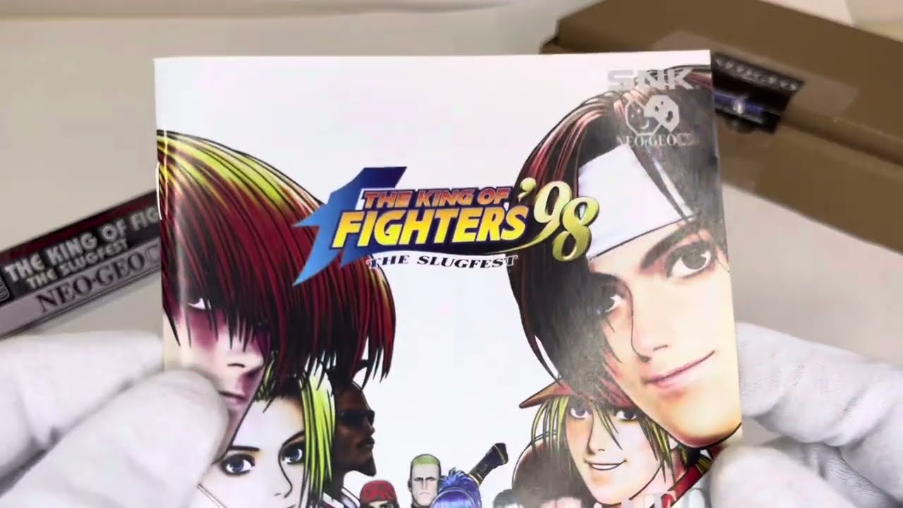 Unboxing the king of fighters '98 the slugfest Neoretrobox para NEOGEO CD e Neogeo CDZ