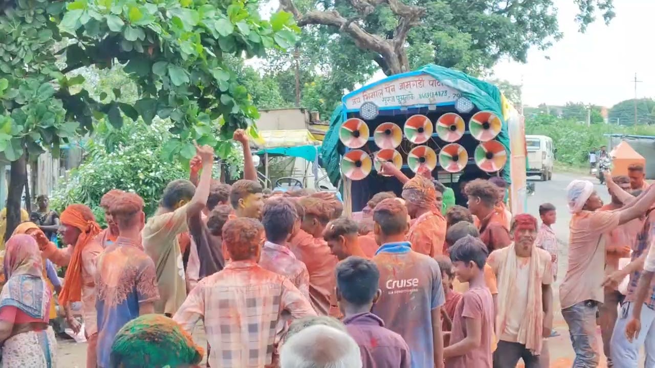 Ganpati visarjan Talegaon   full maholl 