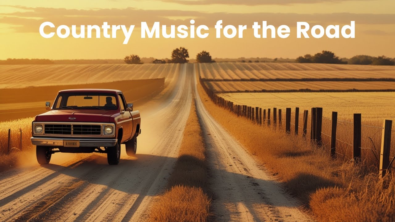 Country music for driving | Relaxing road trip through the countryside | Childhood memories
