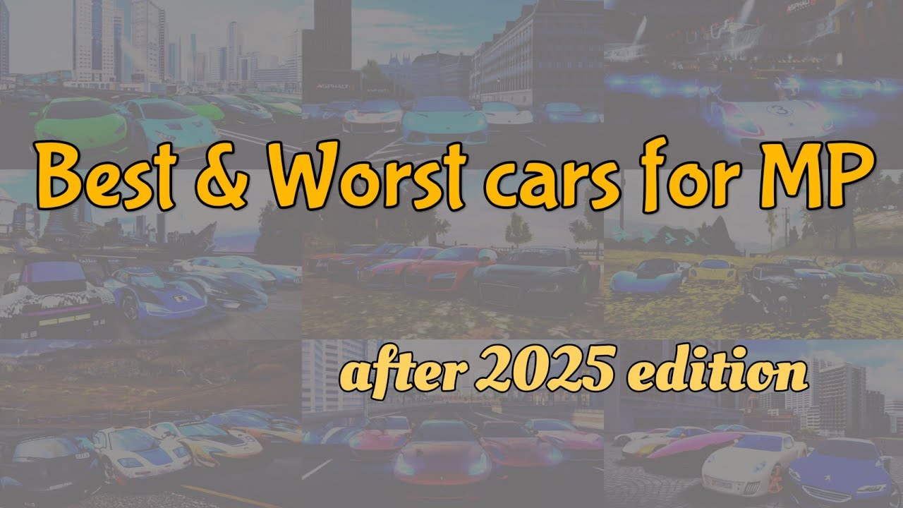 Asphalt 8 - Reveal BEST & WORST cars for Multiplayer + All you need to know for MP Bracket 💨💨