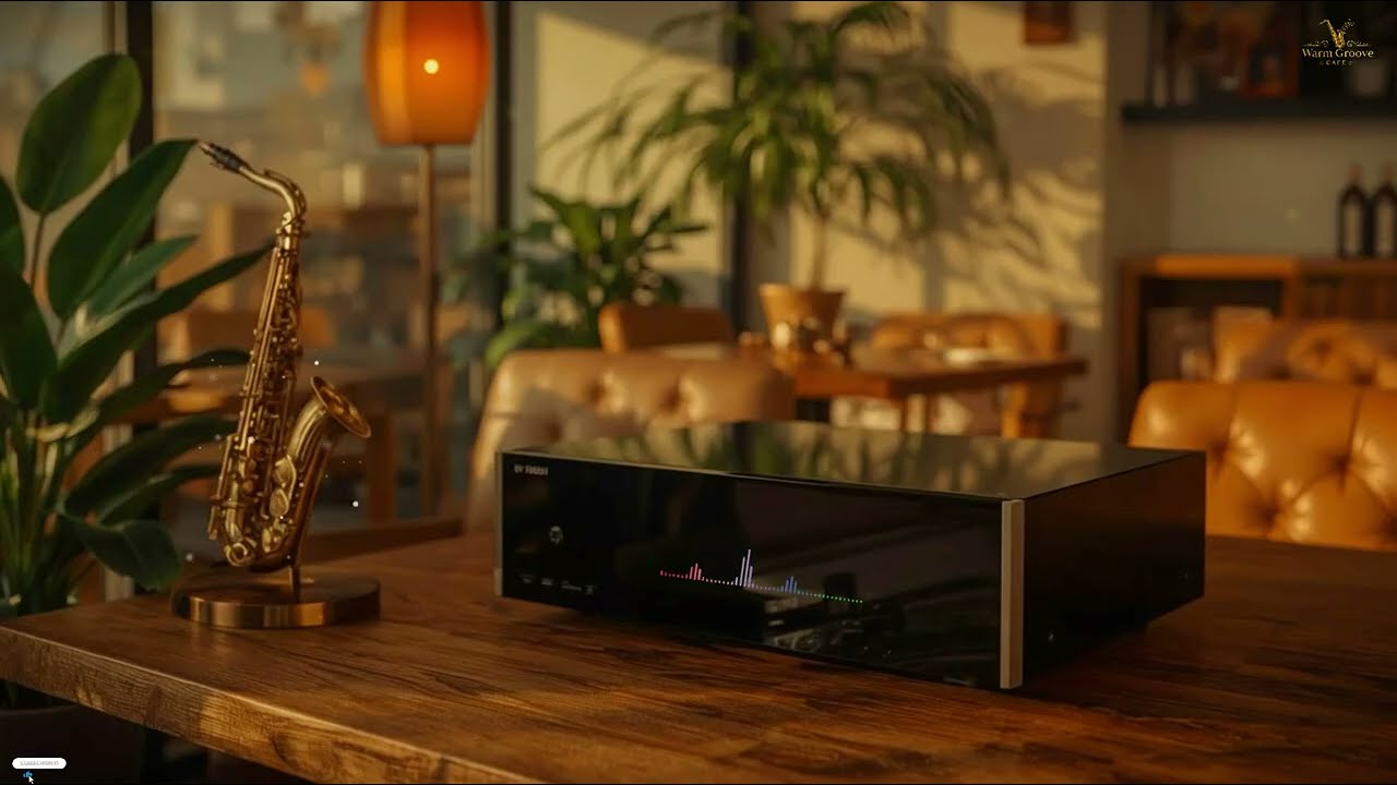 Calm Evening Jazz in a Warm Café Interior | Relaxing Lounge Vibes