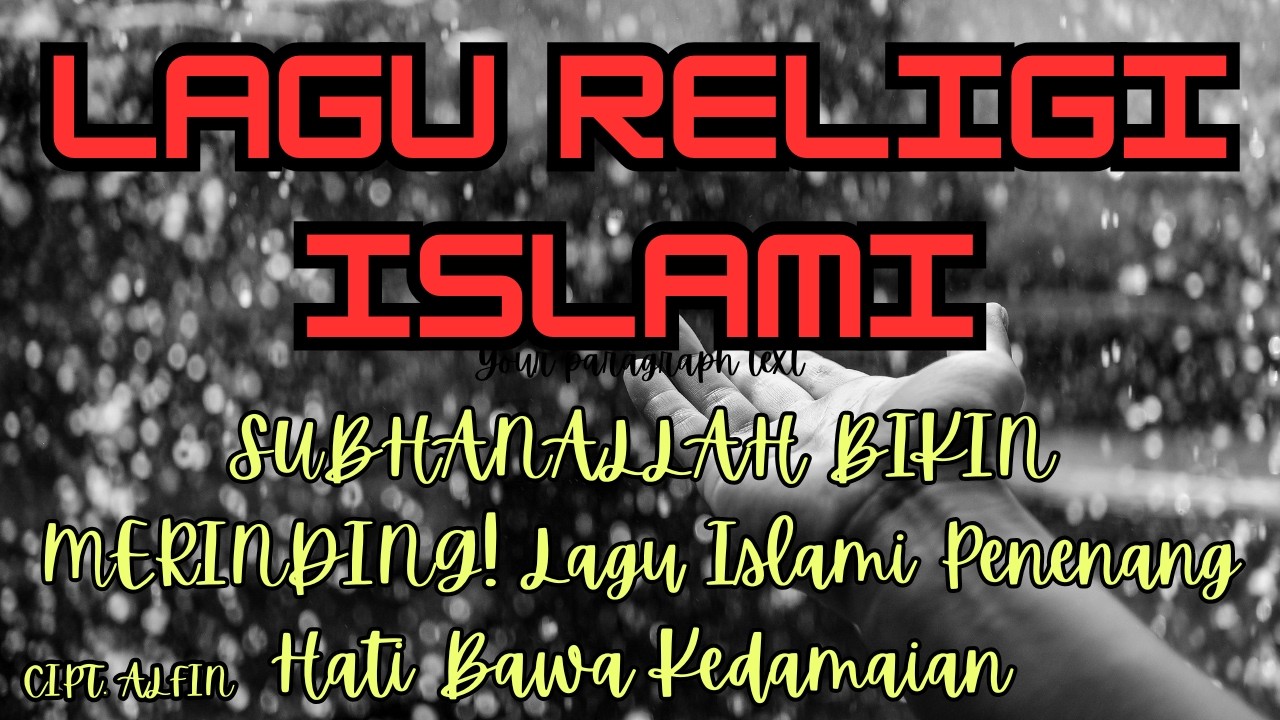 SUBHANALLAH BIKIN MERINDING! Lagu Islami Penenang Hati Bawa Kedamaian