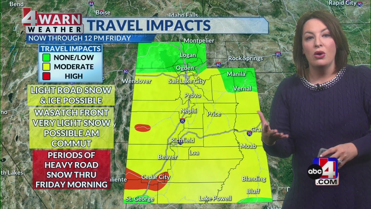 Snow returns to central and southern Utah