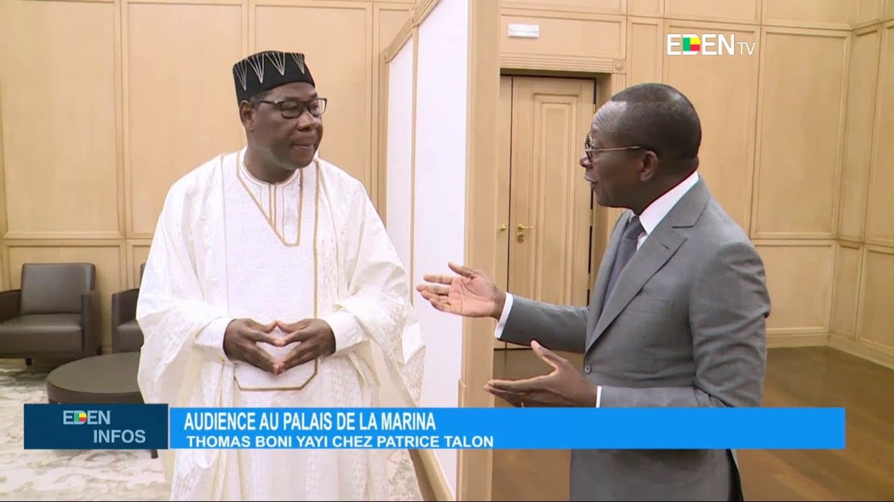 Audience au palais de la Marina : Thomas Boni YAYI chez Patrice TALON