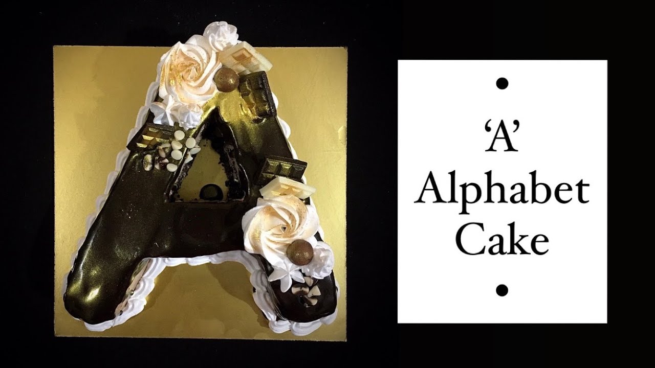 A Alphabet Cake | Alphabet A Cake | A shape cake | alphabet cake | letter cake | Cakes and Cuts