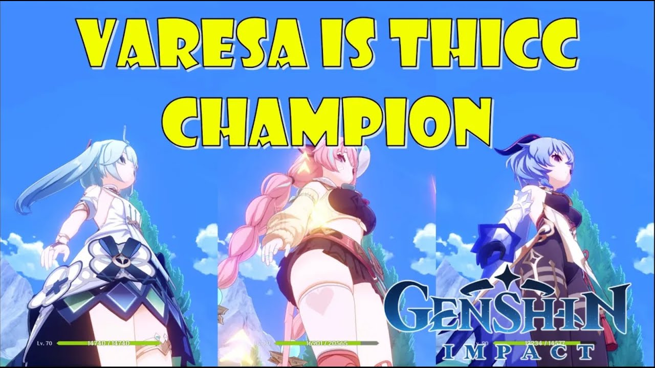 Varesa is the Thicc Champion - Genshin Impact