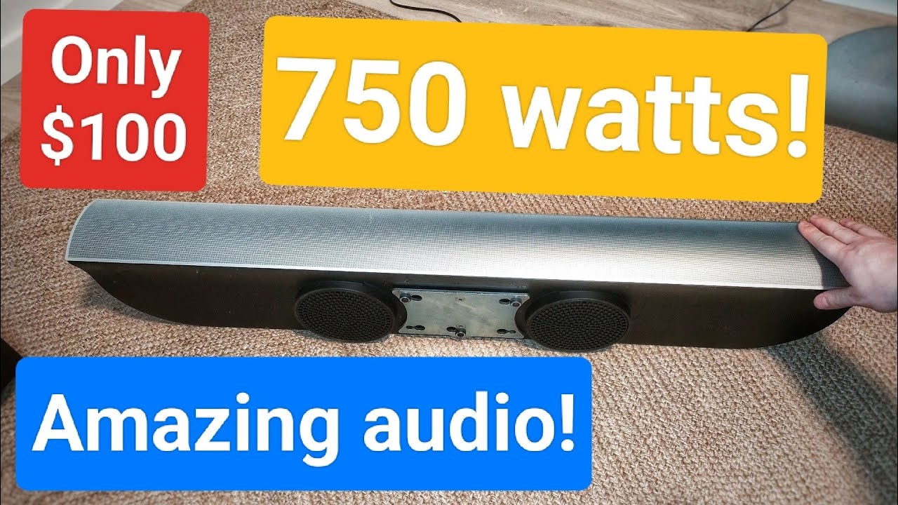 WORLDS BEST $100 SOUNDBAR? - B&O Beolab 7-1 Active Center Speaker REVIEW
