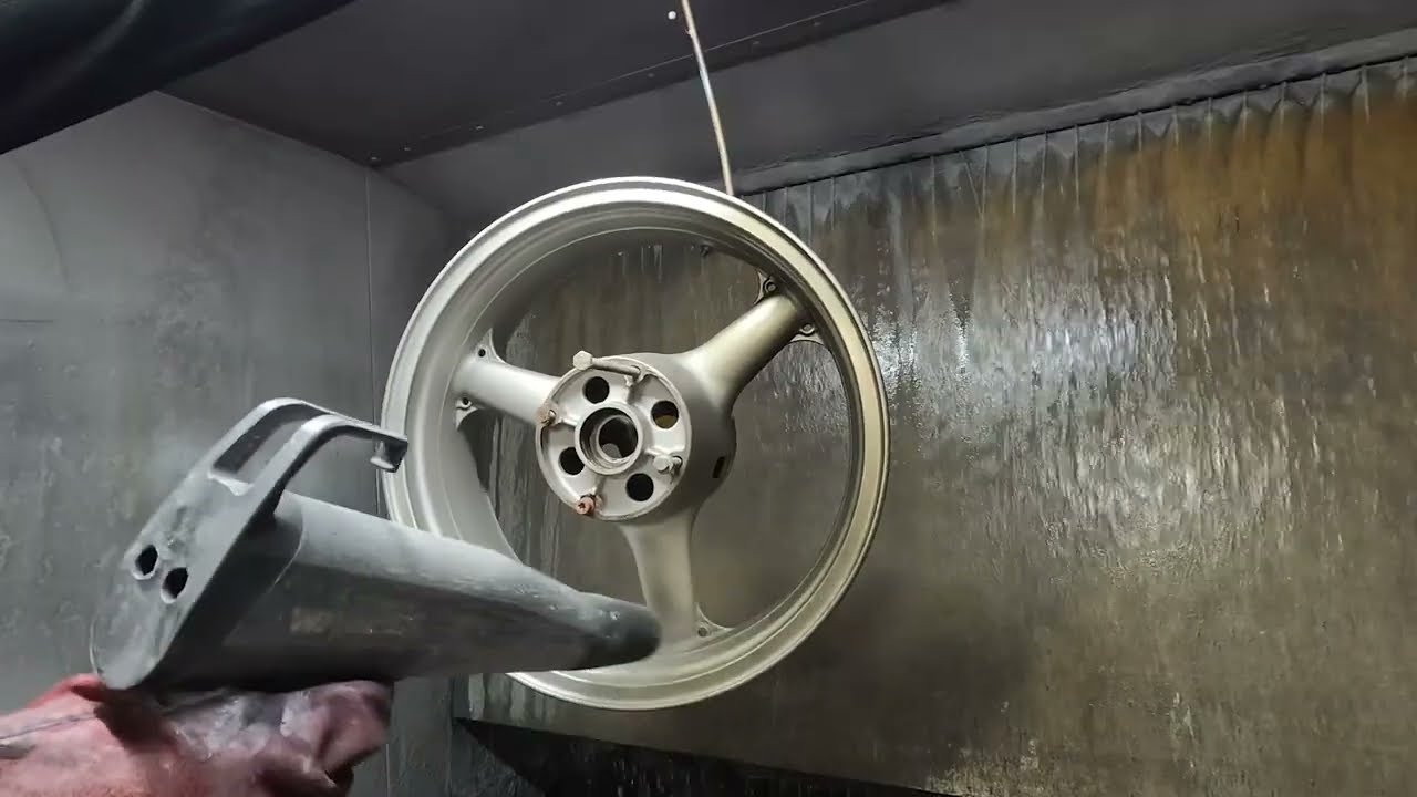racing bronze motorbike wheels