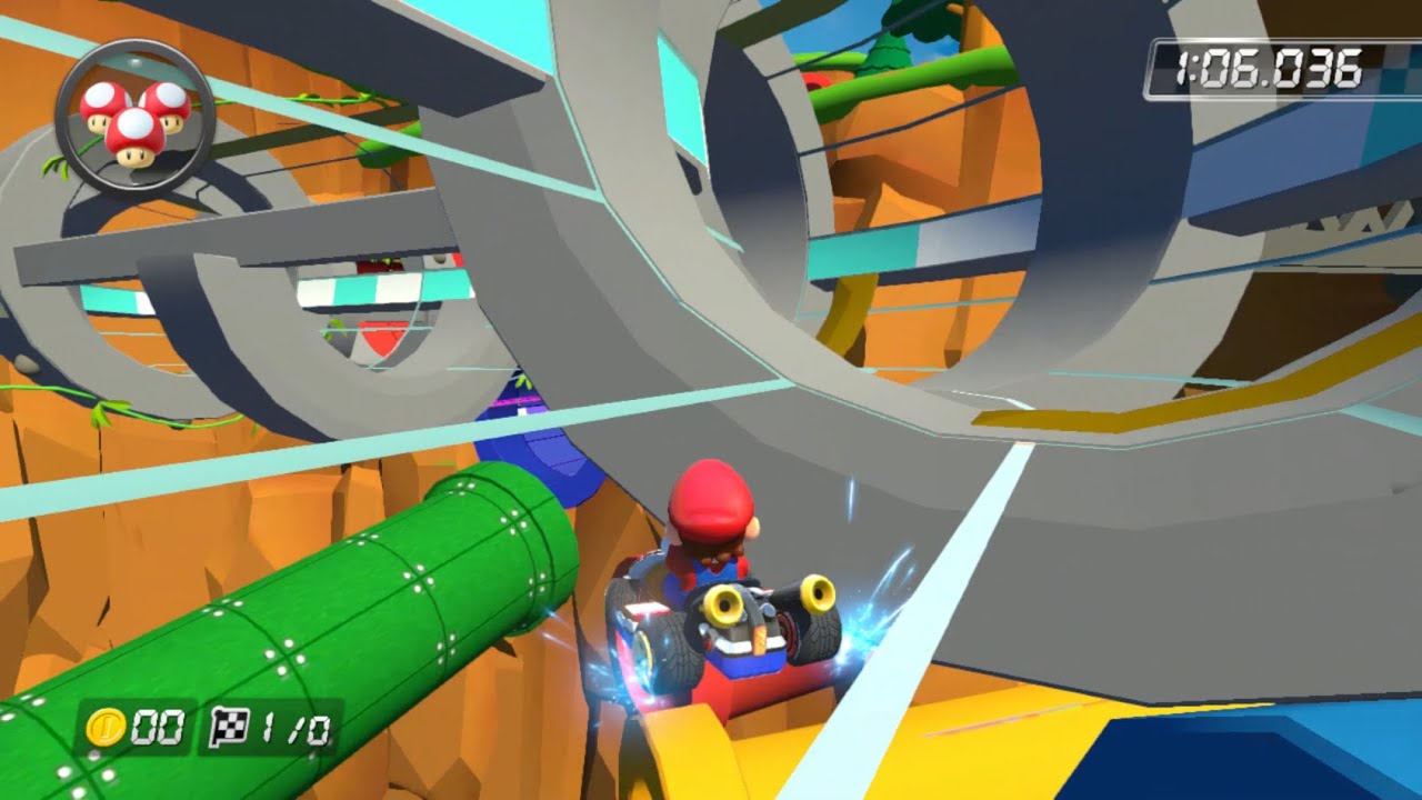 【MK8 CT】Tour ドカンキャニオンをMK8に雑に持ってきてみた　Tour Piranha Plant Pipeline in Mario Kart 8