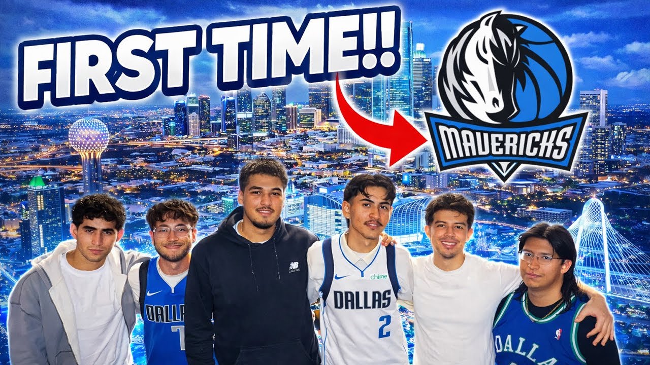 FIRST TIME at a DALLAS MAVERICKS GAME! (INSANE EXPERIENCE!!)
