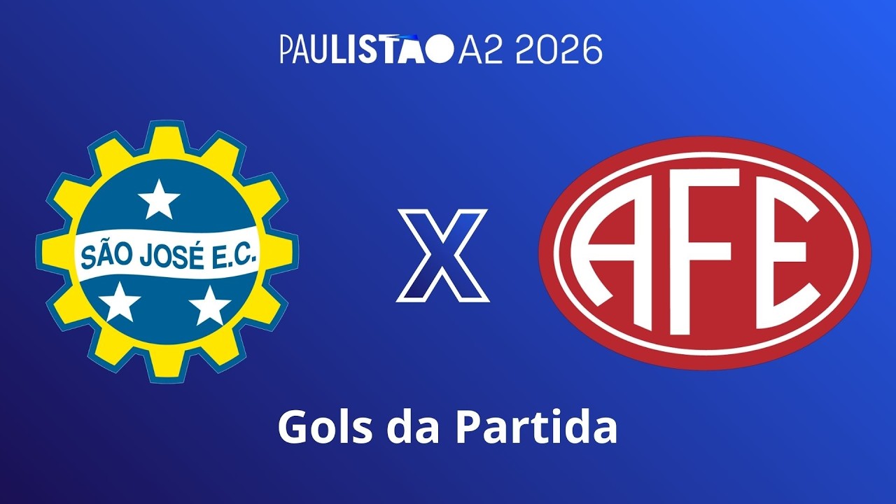 Gols de São José/SP x Ferroviária - Paulistão A2 - 11ª Rodada