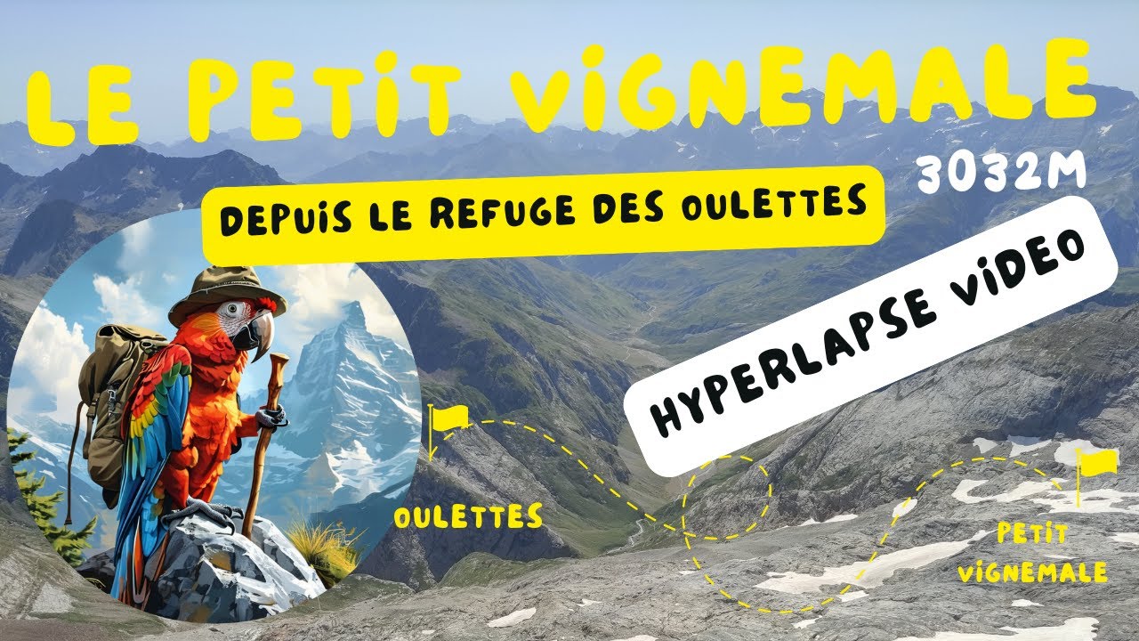 Le Petit Vignemale (3032m) - 4K Hyperlapse Video