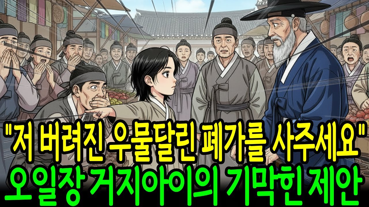 저 버려진 우물달린 폐가를 사주세요 오일장 거지아이의 기막힌 제안