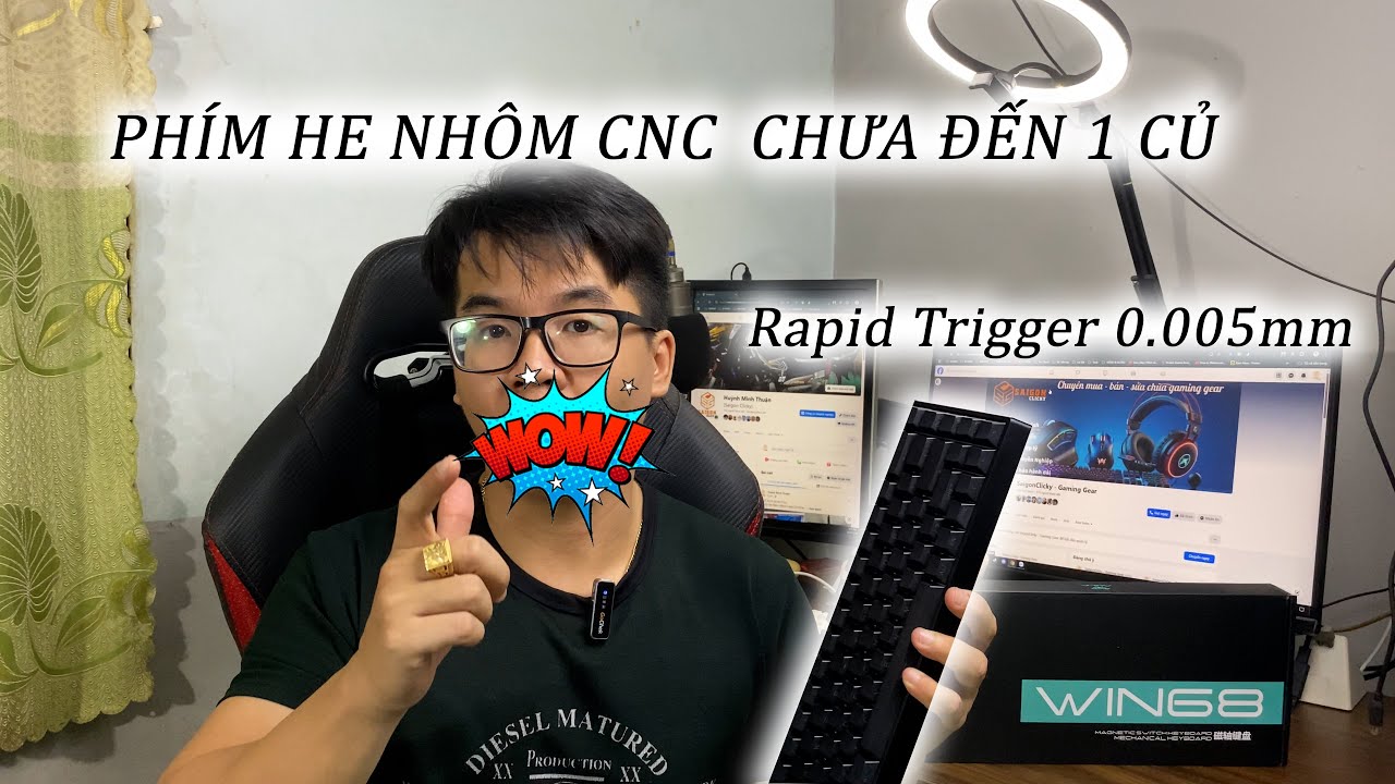 Review Chi Tiết AULA WIN68 ULTRA - Phím HE Nhôm RT 0.005mm Chưa Tới 1tr 