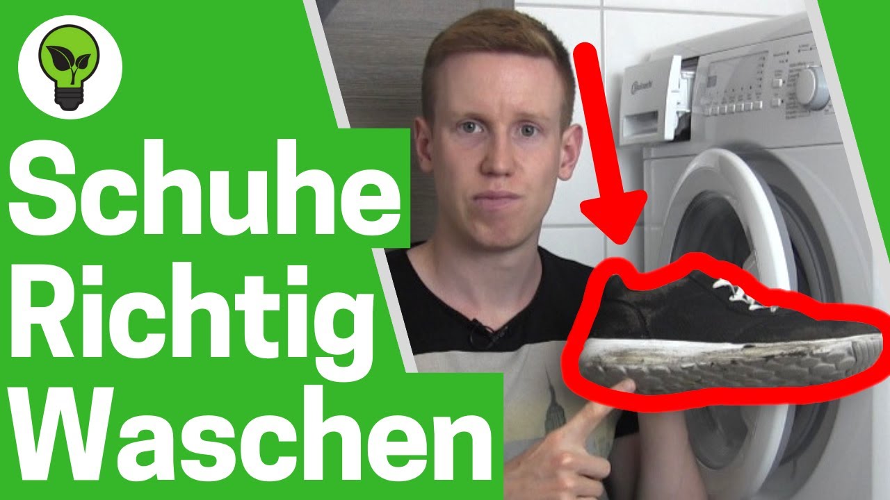 Schuhe in Waschmaschine waschen ✅ ULTIMATIVE ANLEITUNG: Turnschuhe reinigen, putzen & sauber machen!