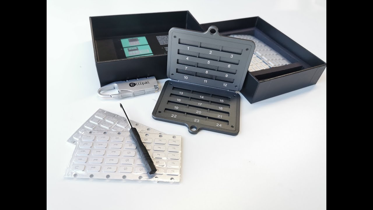 ELLIPAL Metal Mnemonics - UNBOXING & TUTORIAL - Secure Your Recovery Phrase in Metal - Just $49