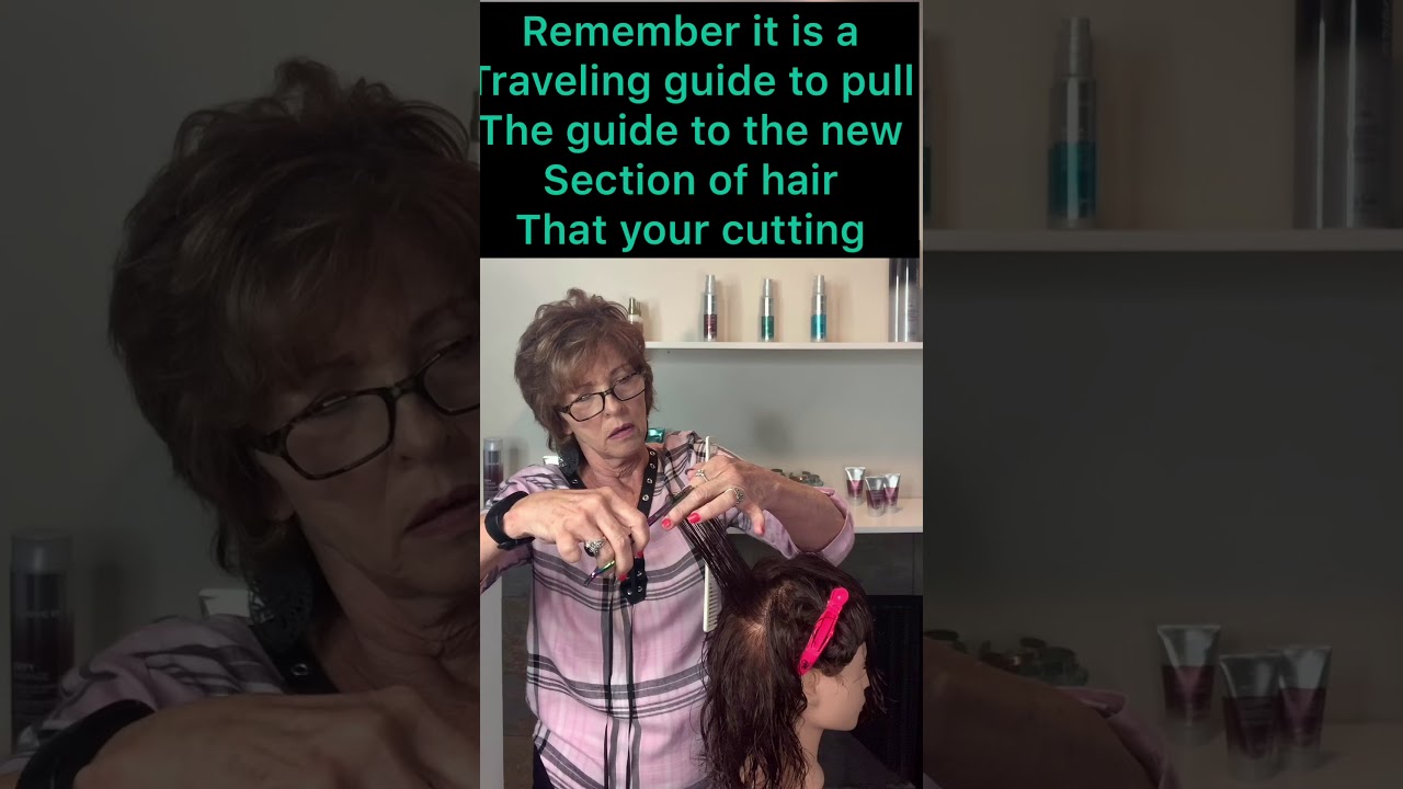 Part 2 of 90 degree How to cut a 90 degree haircut