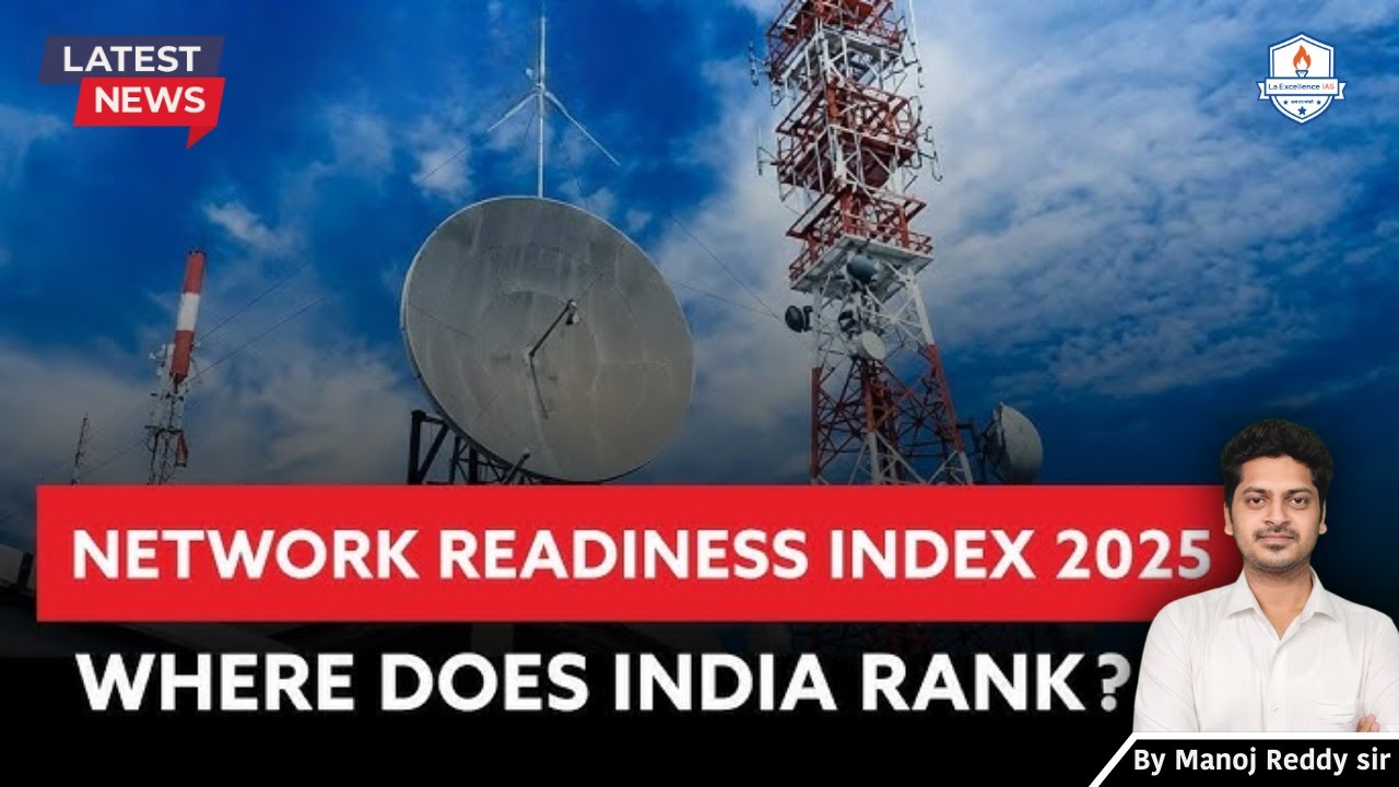Network Readiness Index 2025: India Rank 45 | India No.1 in AI, ICT Exports