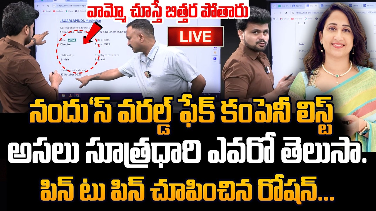 LIVE🔴: Nandu's World UK Visa Scam Controversy | Nandus Worlds Madhukar | SumanTV Roshan