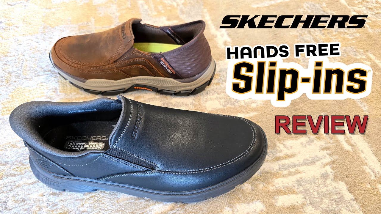 SKECHERS Slip-Ins Showdown: Garza-Umar Arch Fit Vs. Respected Elgin Goodyear Sole!  Comfort Vs. Grip