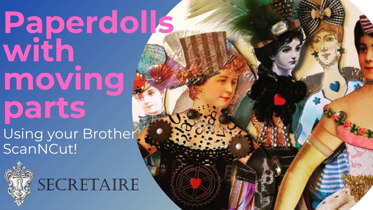 Paperdolls with moving parts