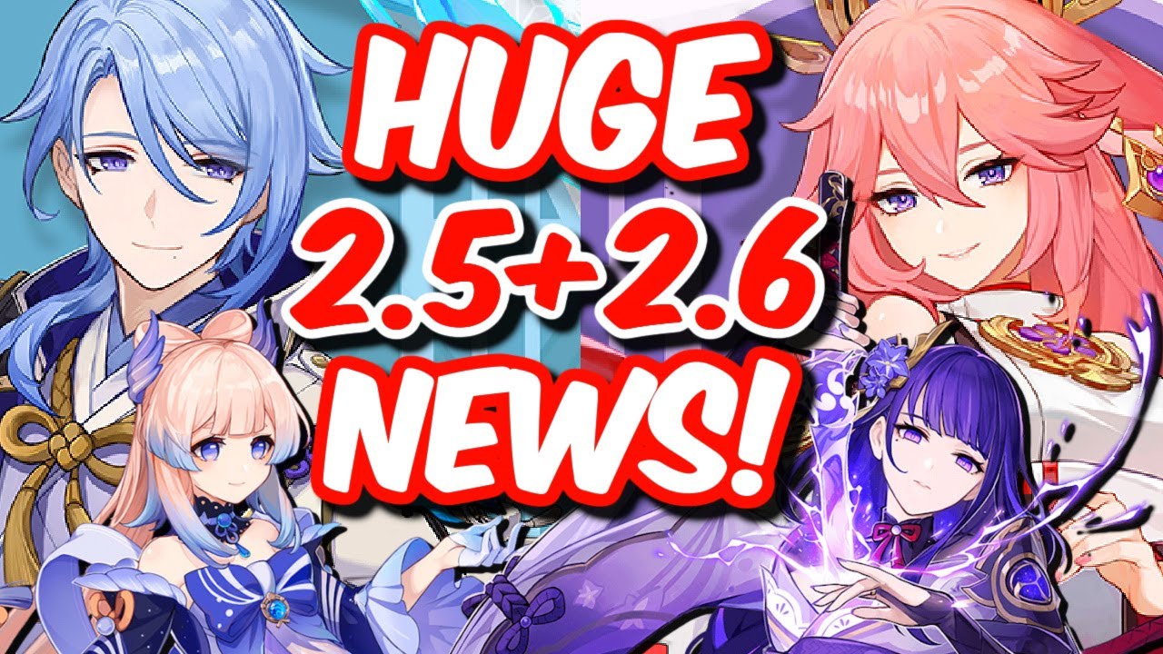 Genshin Impact 2.5 + 2.6 Look INSANE!! Kamisato Ayato, Yae Miko, Raiden Shogun & Kokomi Banners!