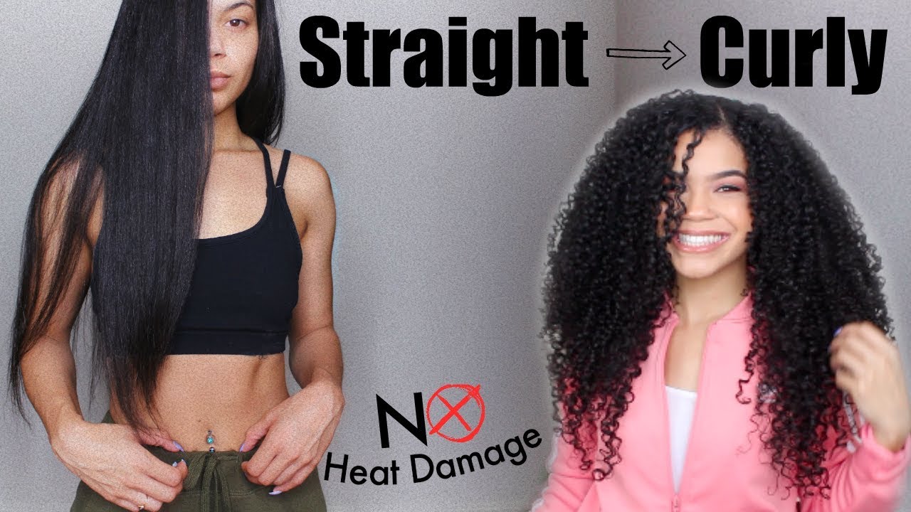 Reverting Back to Curly Hair | TRIM + WASH & GO ft. CurlMix!