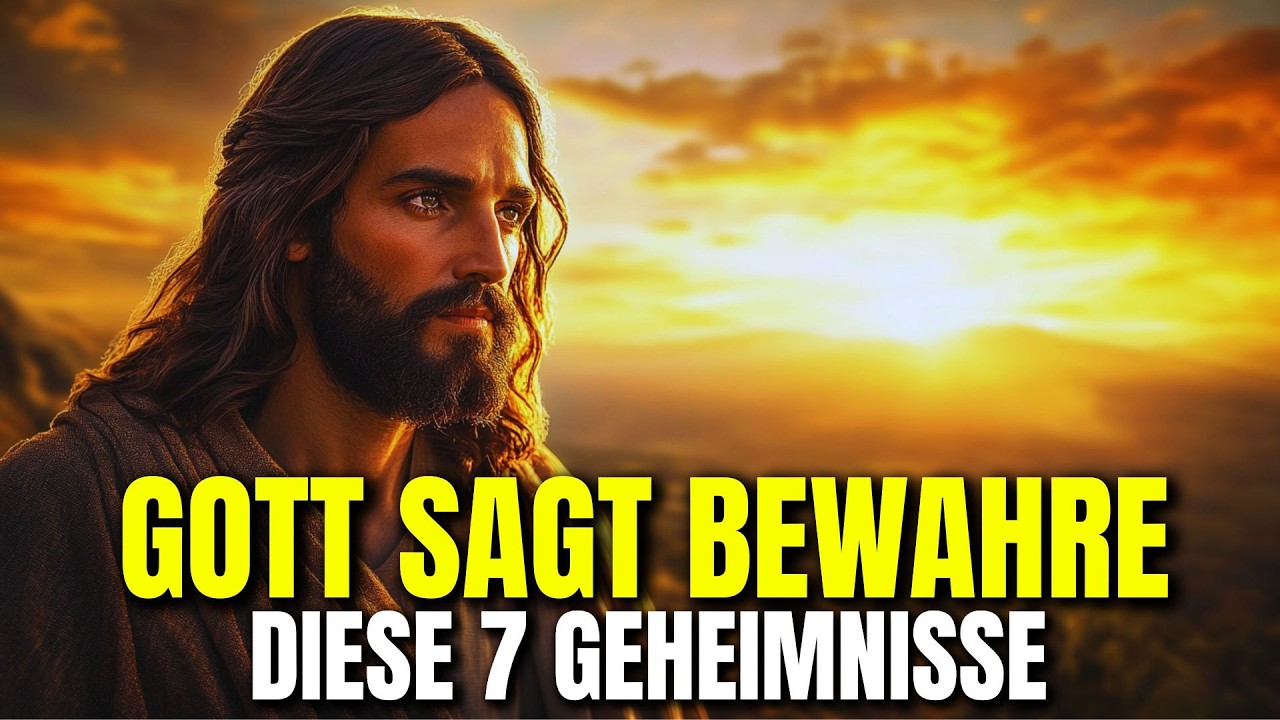 GOTT SAGT: HALTE DIESE 7 GEHEIMNISSE FÜR DICH – SIE SIND KOSTBAR!
