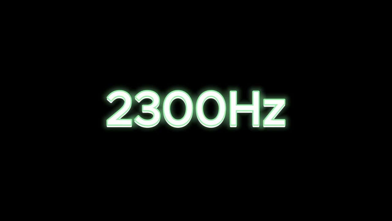 2300Hz / 2.3KHz Tone Test: Speaker & Headphone Frequency Response Test