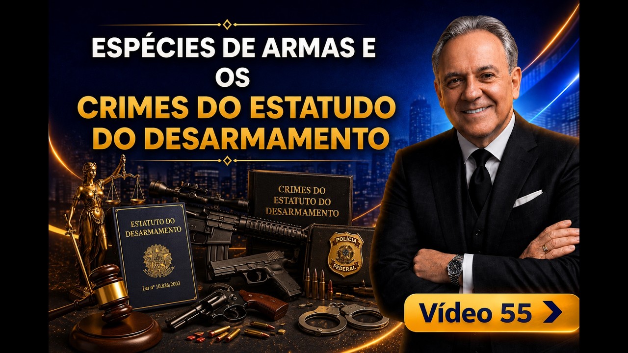 Espécies de armas e os crimes do estatuto do desarmamento
