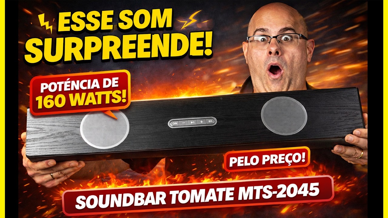 VALE A PENA COMPRAR A SOUNDBAR TOMATE MTS-2045: É BOA OU SÓ MARKETING? Geek543