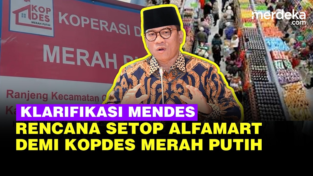 Klarifikasi Mendes soal Rencana Pemerintah Setop Alfamart-Indomaret Demi Kopdes Merah Putih