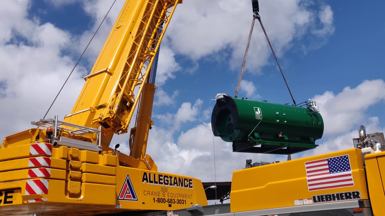 Johnston Boiler Crane Lift