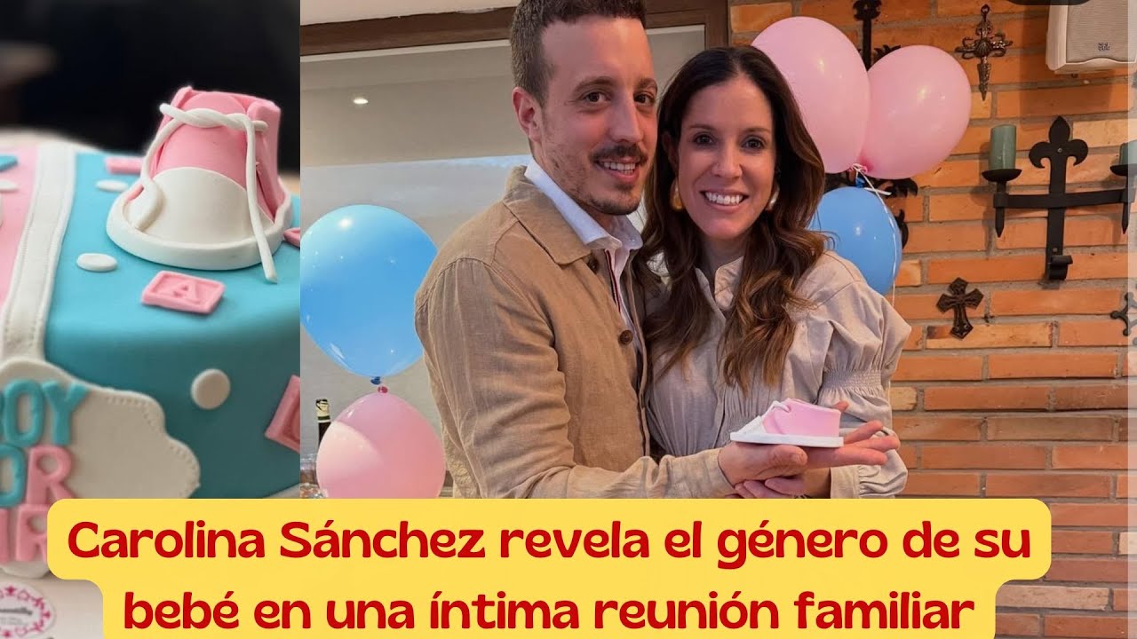 Carolina Sánchez revela el género de su bebé en una íntima reunión familiar