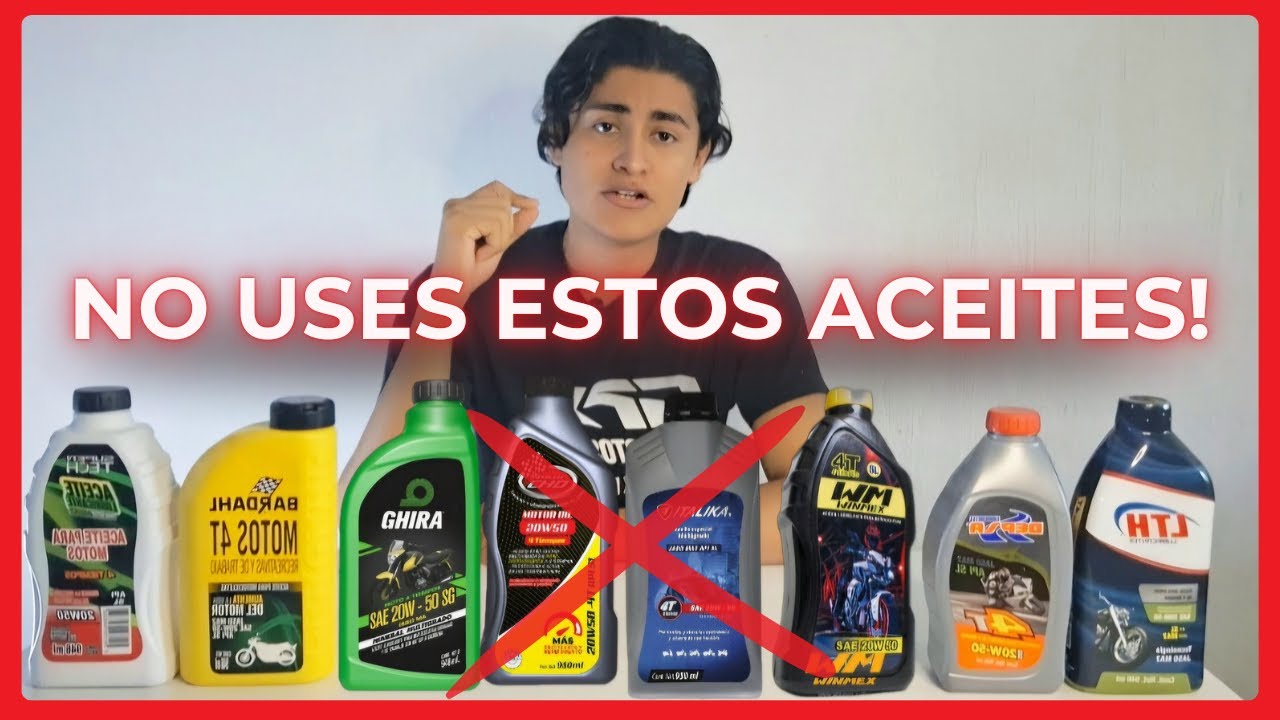 LOS PEORES ACEITES MOTO! NO DAÑES TU MOTOR