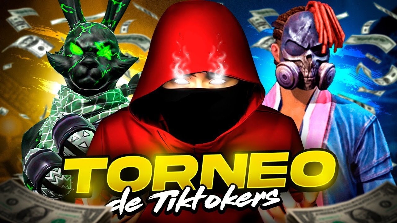 JUGARE UN TORNEO POR 1,000 DOLARES DE LOS TIKTOKERS MÁS FAMOSOS DE FREE FIRE USANDO PRECISO EN MIRA