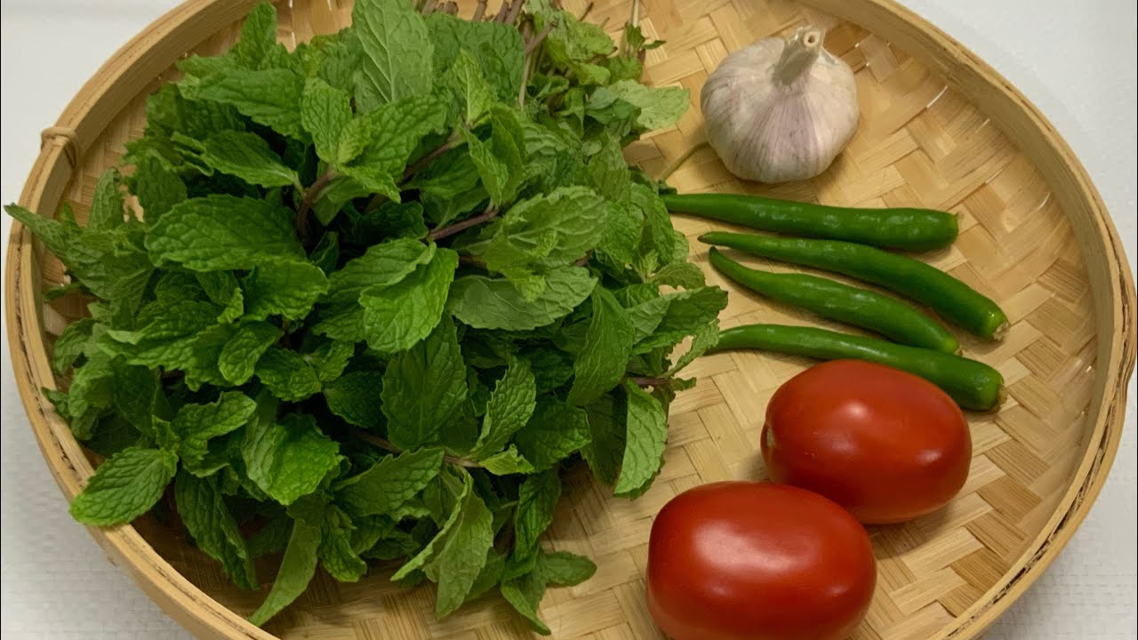 புதினா தக்காளி சட்னி இப்படி செய்ங்க சுவை 😋👌/pudina Chutney/mint tomato chutney/mint chutney recipe