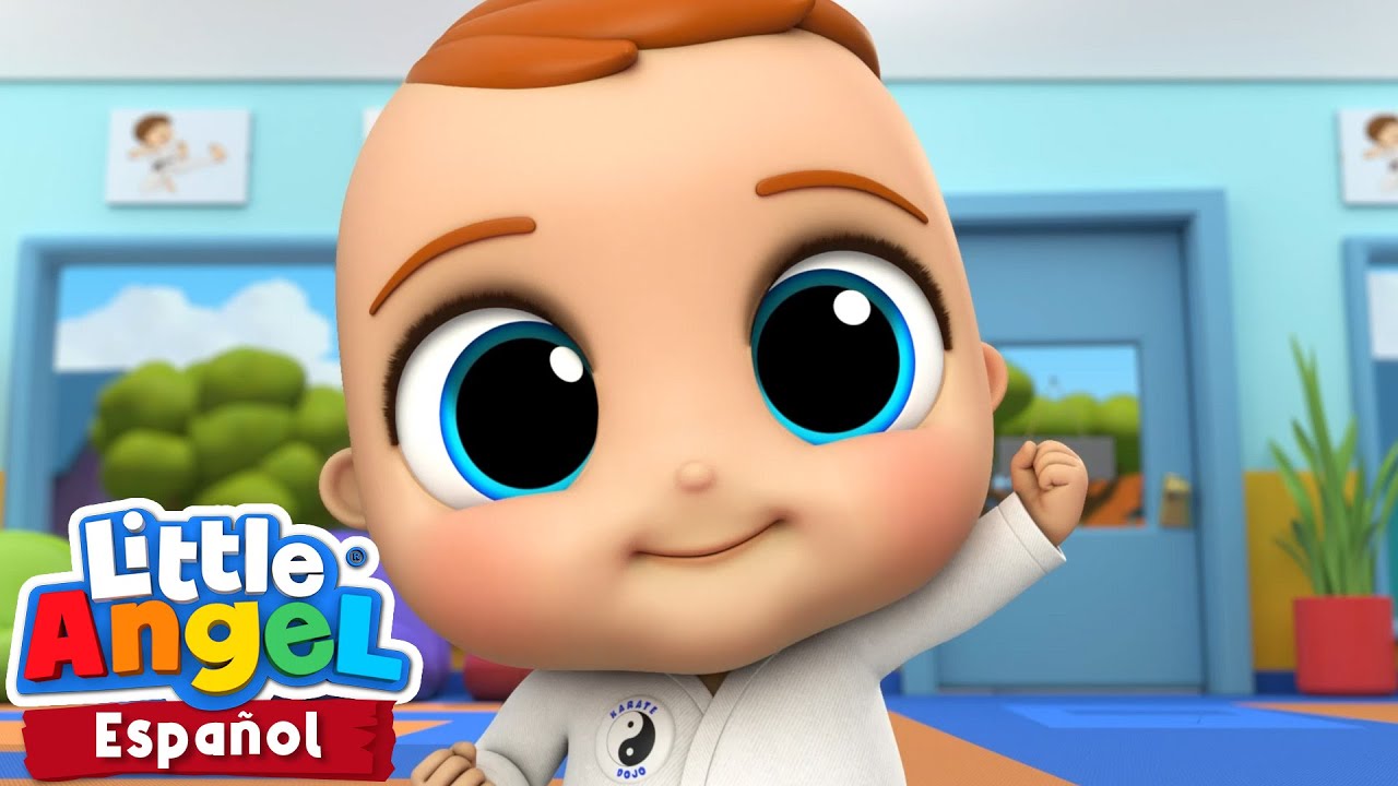 Clase de Karate con Beb&eacute; Juan | Caricaturas | Canciones Infantiles🎵| Little Angel Espa&ntilde;ol