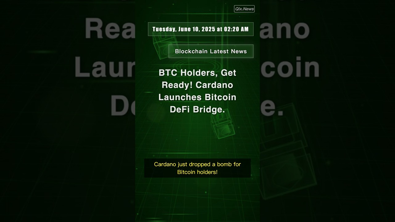 BTC Holders, Get Ready! Card #Cardano #CardinalProtocol #BitcoinDeFi #WrappedBitcoin #ADA #QixNews