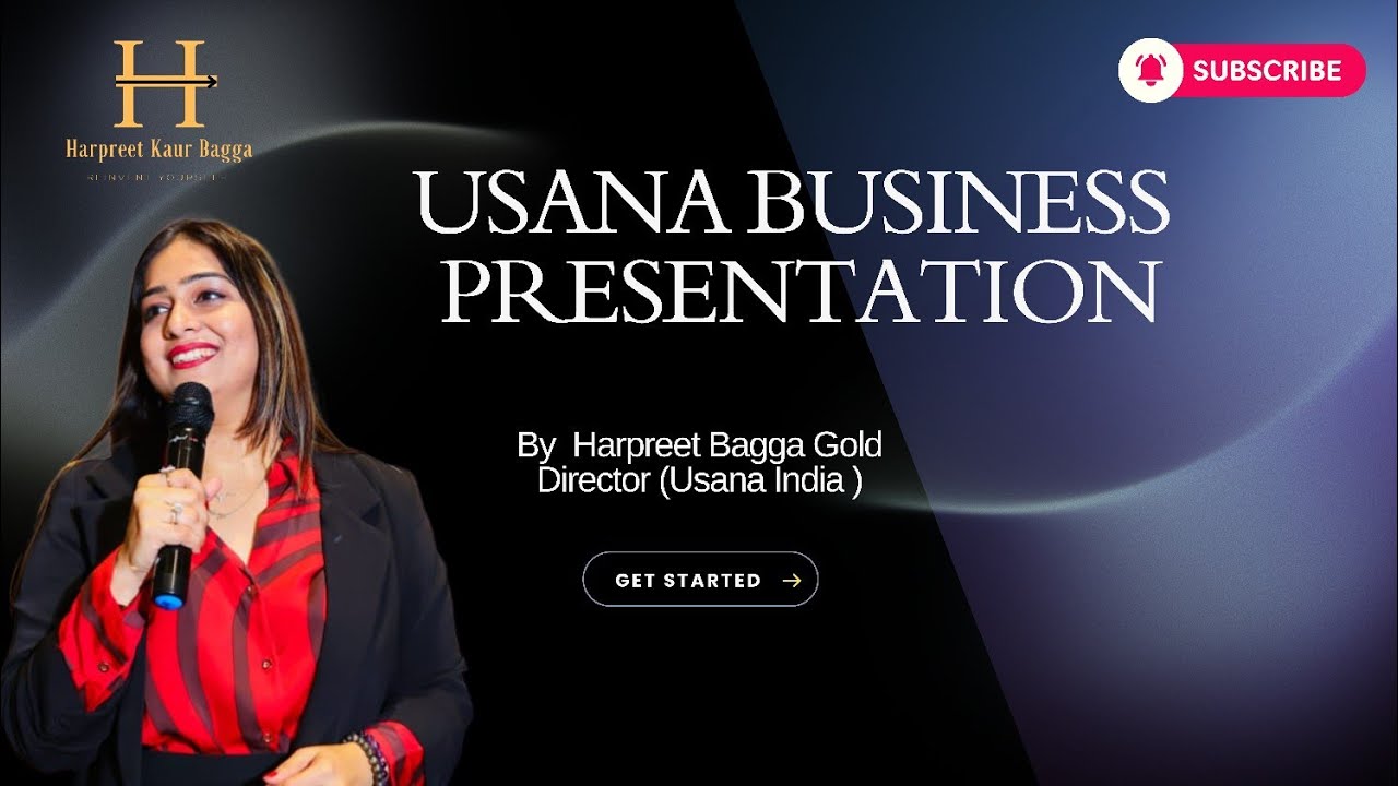 Usana opportunity presentation by harpreet bagga gold director usana india