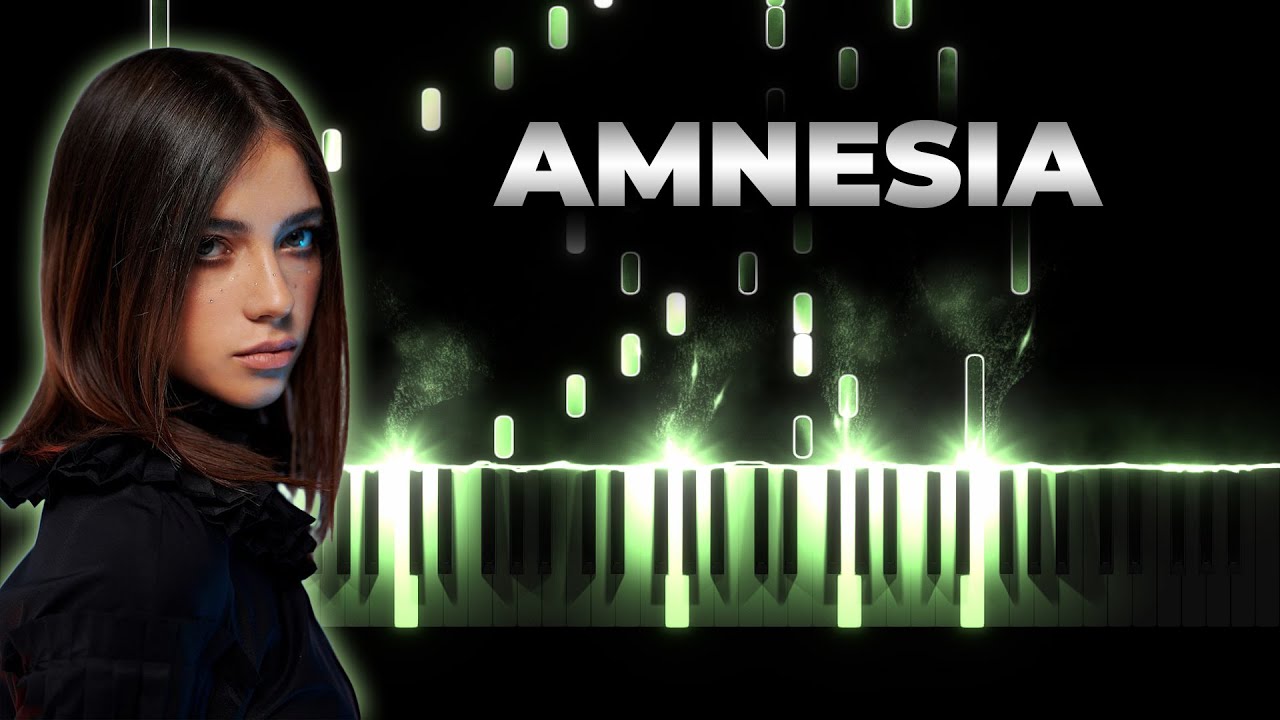 Roxen - Amnesia | Piano Karaoke Cover - Eurovision 2021 Romania