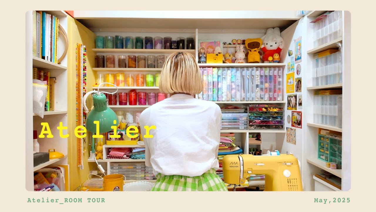 【 アトリエ vlog 】クローゼットをDIY | 手芸作家の妻に作ったアトリエ
