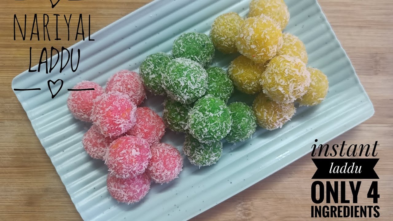 NARIYAL LADDU| Quick & easy recipe| Without mava & condensed milk#ganeshchaturthi#festival#simple