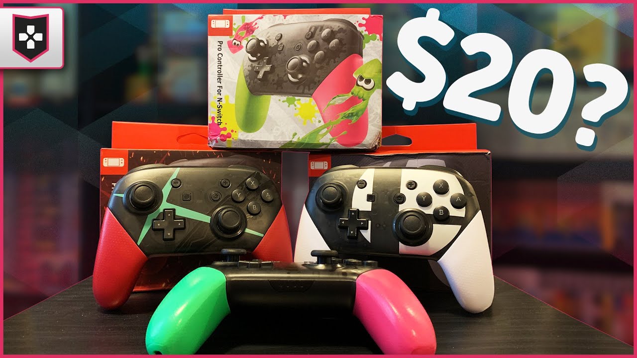 $20 Nintendo Switch Pro Controllers! (Are they worth it?) | Video Game Book Club