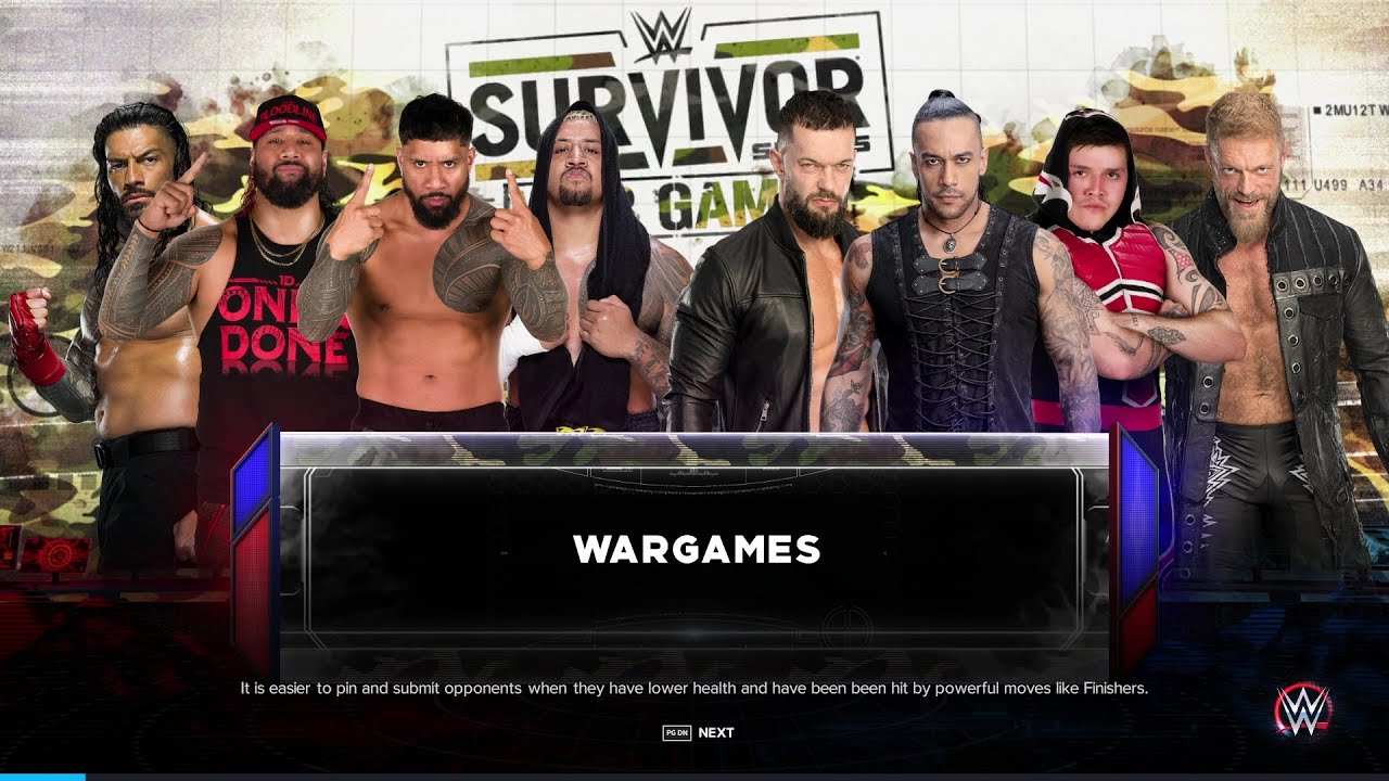 The Bloodline vs The Judgement Day / WAR GAMES Match / WWE 2K23 !!!