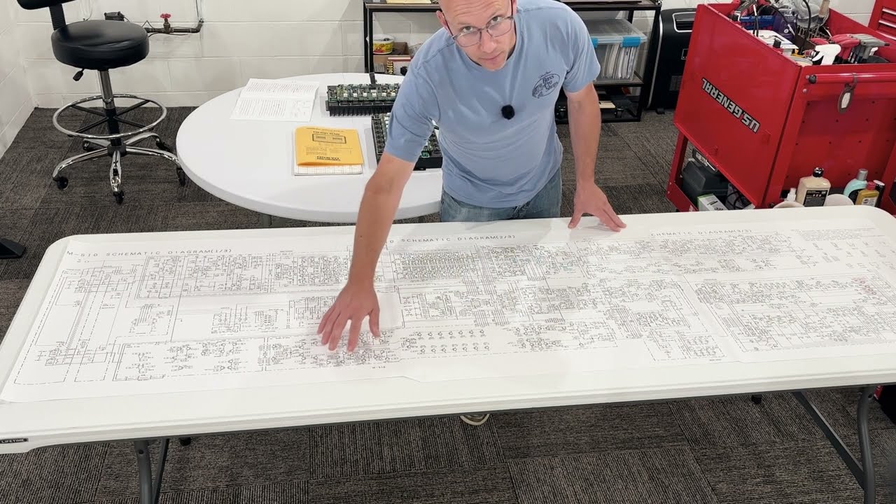 Onkyo M-510 Restoration Part 5. Reviewing Schematics and Layout