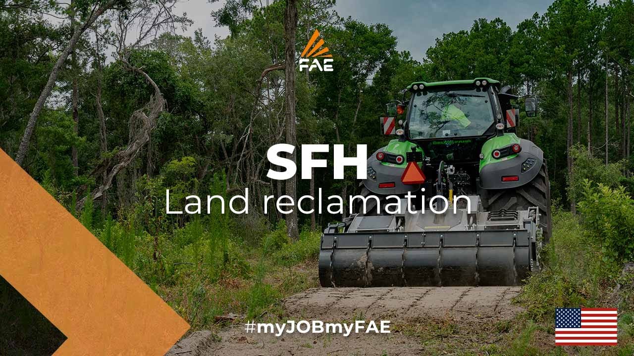 The SFH multitask attachment for tractors: The ultimate mulcher, stone crusher, and forestry tiller