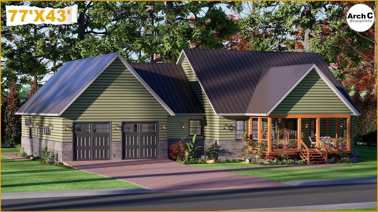 Beautiful 3-Bedroom Ranch-Style Home Tour | 2-Car Garage + Open&nbsp;Living&nbsp;Plan